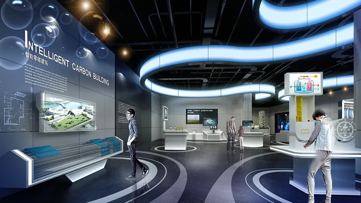 展廳設(shè)計(jì) ，展廳 ，鑫時(shí)空